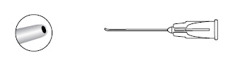 Beaver-Visitec International - Cortical Cleaving Hydrodissector Cannula Angled, 33 Degree 25 Gauge 7/8 Inch - 585159