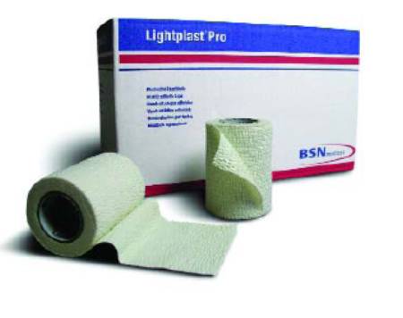 Lightplast Pro - Elastic Tape Air Permeable Cotton / Spandex / Adhesive 2 Inch X 5 Yard White NonSterile - 76954
