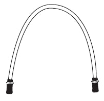 Bemis Healthcare Suction Connector Tubing 6 Foot Length 1/4 Inch ID NonSterile Female Connector Clear - 536010