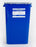 Bemis Sentinel - Pharmaceutical Waste Container 22-1/2 H X 16-1/2 L X 11-13/16 W Inch 11 Gallon Blue Base / White Lid Horizontal / Vertical Entry Gasketed Hinged Lid - 4011 050