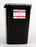 Bemis Healthcare Bemis Sentinel RCRA Waste Container 15-7/8 H X 16-1/2 L X 11-13/16 W Inch 11 Gallon Black Base / White Lid Gasketed Hinged Lid - 5011 070