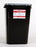Bemis Sentinel - RCRA Waste Container 15-7/8 H X 16-1/2 L X 11-13/16 W Inch 11 Gallon Black Base / White Lid Gasketed Hinged Lid - 5011 070