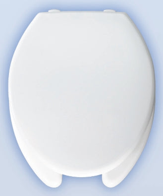 Bemis Healthcare Medic-Aid Heavy Duty Raised Toilet Seat - Elongated 2 Inch Height White - 2L2150T