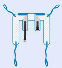 Arjo Huntleigh ErgoFit Hygienic Lift Sling Large 600 lbs. Weight Capacity - THY-L-33