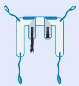 ErgoFit - Hygienic Lift Sling Medium 200 lbs. Weight Capacity - THY-M-33