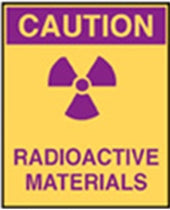 Biodex Medical Systems Caution Sign Caution Radioactive Materials - 024-999