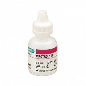 Bio-Rad Laboratories Virotrol III Unassayed Control HAV IgM, HBc IgM and Anti-HAV Single Level, Class C 1 X 5 mL - 00110C