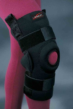 L'TIMATE - Knee Brace Large 15 to 17 Inch Circumference 13 Inch Length Left or Right Knee - 08145694