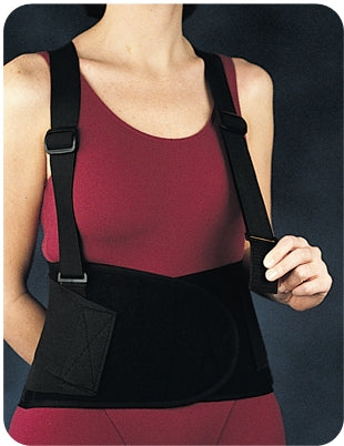 Extensor - Occupational Back Support with Suspenders Small Hook and Loop Closure Up to 37 Inch Hip Circumference Adult - 08143032