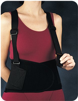 Extensor - Occupational Back Support Large Hook and Loop Closure 42 to 47 Inch Hip Circumference Adult - 08143034