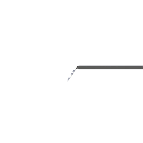 MicroEdge - Tympanoplasty Blade Stainless Steel Sterile Disposable Individually Wrapped - BL-2008