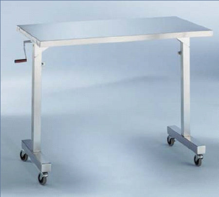 Blickman Instrument Table 48 X 24 X 36 - 56 Inch 304 Stainless Steel - 157895000