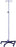 Blickman - IV Stand Ram Horn Hooks 4-Hook 5 Caster, 2 Inch Swivel - 0531415400