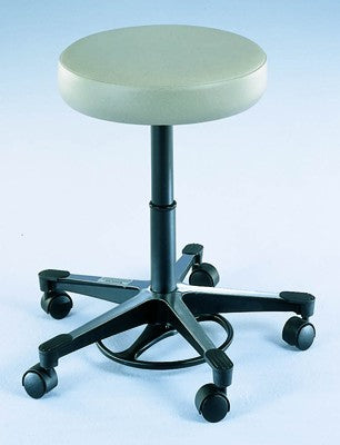 Blickman Blickman Built Exam Stool Backless Pneumatic Height Adjustment 5 Casters Black - 1041205025