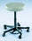 Blickman Blickman Built Exam Stool Backless Pneumatic Height Adjustment 5 Casters Black - 1041205025