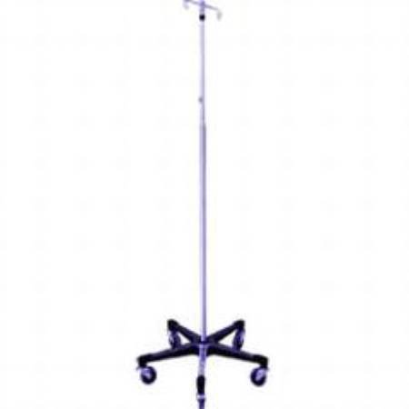 Blickman - IV Stand Rams Horn Hooks 4-Hook Five 3 Inch Swivel Casters - 0517794400