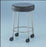 Blickman MR-Safe MRI Safe Stool Backless Fixed Height 4 Casters Black - 1027445001