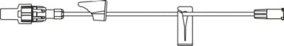 B. Braun Design Options Custom Administration Set 15 Drops / mL Drip Rate 118 Inch 2 Ports - 470133