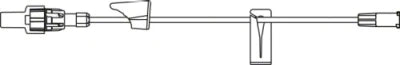 Design Options Custom - Primary IV Administration Set 15 Drops / mL Drip Rate 118 Inch Tubing 2 Ports - 470133