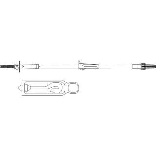 ICU - Primary IV Administration Set 60 Drops / mL Drip Rate 37 Inch Tubing - B3000-96