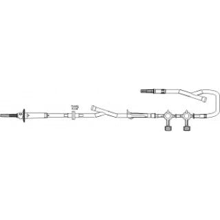 ICU - Primary IV Administration Set 60 Drops / mL Drip Rate 100 Inch Tubing 2 Ports - B3125