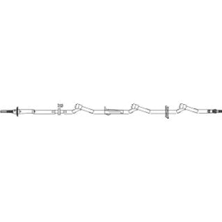 ICU - Primary IV Administration Set 60 Drops / mL Drip Rate 112 Inch Tubing 3 Ports - B3299