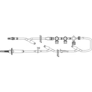 PlumSet - Primary IV Administration Set 15 Drops / mL Drip Rate 125 Inch Tubing 1 Port - B5900-44