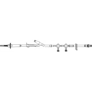 Bravo24 - Primary IV Administration Set 10 Drops / mL Drip Rate 107 Inch Tubing 2 Ports - B9900-370