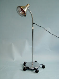 Brandt Industries Infra-Red Lamp Floor Standing Infra-Red Bulb 175 Watt Chrome - 51153