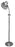Patient Model - Infra-Red Lamp Floor Mount Infra-Red Bulb 250 Watt Chrome - 53103