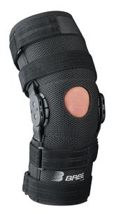 RoadRunner - Knee Brace Large Wraparound / Hook and Loop Strap Closure 21 to 24 Inch Circumference Left or Right Knee - 14154