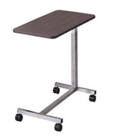 The Brewer Company Overbed Table Non-Tilt Automatic Spring Assisted Lift 26-3/4 to 43-1/4 Inch Height Range 26-3/4 to 43-1/4 Inch Height Range - 11600