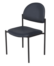 The Brewer Company 1250 Series Side Chair Slate / Yacht Blue Without Armrests Poly-Foam Upholstery - 1250-SP-NEO26