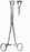 BR Surgical HerMann Medizintechnik Grasping Forceps Babcock 6 Inch Surgical Grade Stainless Steel / Tungsten Carbide Ratchet Lock Finger Ring Handle Curved Serrated Fenestrated Triangular Tips - H164-16016