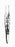 BR Surgical HerMann Medizintechnik Tissue Forceps Bishop-Harmon 3-1/4 Inch Surgical Grade Fenestrated Thumb Handle Straight 0.5 mm Tip, 1X2 Sharp Teeth - H142-94205