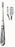 HerMann Medizintechnik - Nasal Rasp Joseph-Lewis 7 Inch Stainless Steel Reusable Downward Cutting with Coarse Teeth - H146-51616