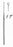 BR Surgical HerMann Medizintechnik Ear Curette Buck Single-ended Handle Size 5 Tip Angled Sharp Loop Tip - BR44-11705