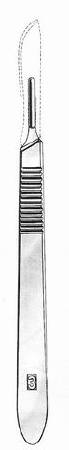 BR Surgical Scalpel Handle - BR06-10300