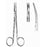 BR Surgical HerMann Scissors Sanvenero 5-1/2 Inch Length Surgical Grade Stainless Steel NonSterile Finger Ring Handle Curved Sharp/Sharp - H108-30314
