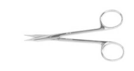 Teleflex Medical Weck Tenotomy Scissors Stevens 4-1/2 Inch Length Stainless Steel Finger Ring Handle Straight Sharp/Sharp - 462680