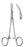 HerMann Medizintechnik - Hemostatic Forceps Providence Hospital 5-1/2 Inch Length Surgical Grade Titanium NonSterile Ratchet Lock Finger Ring Handle Curved Blunt Serrated Tips - H112-27114
