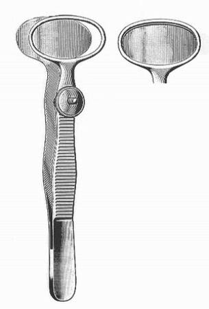 BR Surgical HerMann Medizintechnik Chalazion Forceps Desmarres 3 Inch Surgical Grade Straight - H143-25609