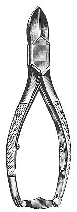 BR Surgical BR Surgical Nail Nipper Concave 5-1/2 Inch Stainless Steel - BR74-33614