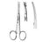 BR Surgical HerMann Dissecting Scissors Baby Lexer 4 Inch Length Surgical Grade Stainless Steel NonSterile Finger Ring Handle Curved Blunt/Blunt - BR08-20310