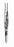BR Surgical HerMann Medizintechnik Dressing Forceps Bonaccolto 4-1/4 Inch Surgical Grade Stainless Steel NonSterile NonLocking Thumb Handle Straight Extra Fine Tips - H142-92011