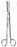 HerMann - Uterine Scissors Sims 8 Inch Length Surgical Grade Stainless Steel NonSterile Finger Ring Handle Straight Blunt Tip / Blunt Tip - BR08-51020