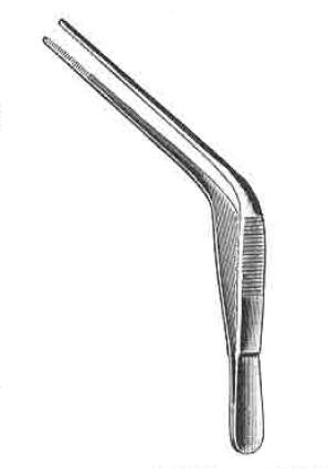 HerMann Medizintechnik - Ear Forceps Wilde-Troeltsch 4-3/4 Inch Length Surgical Grade Angled Serrated - BR44-20111