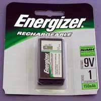 Bulbtronics Energizer recharge NiMH Battery 9V Cell 8.4V Rechargeable 1 Pack - 7068