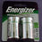 Bulbtronics Energizer recharge NiMH Battery D Cell 1.2V Rechargeable 2 Pack - 7070