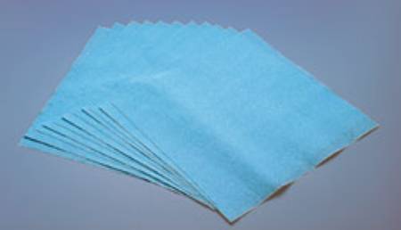 Busse - Sterilization Wrap Blue 15 X 15 Inch Single Layer Nonwoven Fabric Steam / EO Gas - 843